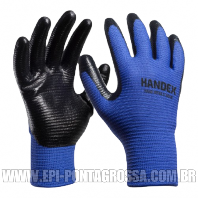 LUVA HANDEX HAND NITRILO WAVE