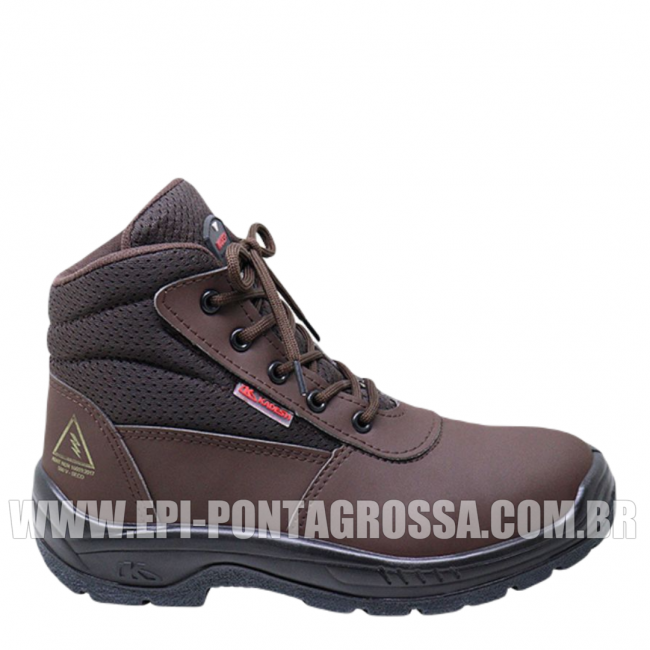 BOTA KADESH MICROFIBRA ADVENTURE MARROM ELETRICISTA